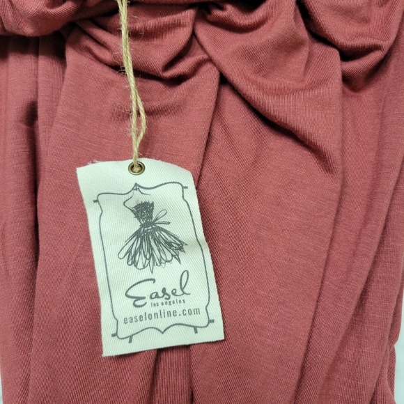 Brick Red Maxi Skirt with Pockets - Picture 5 of 5